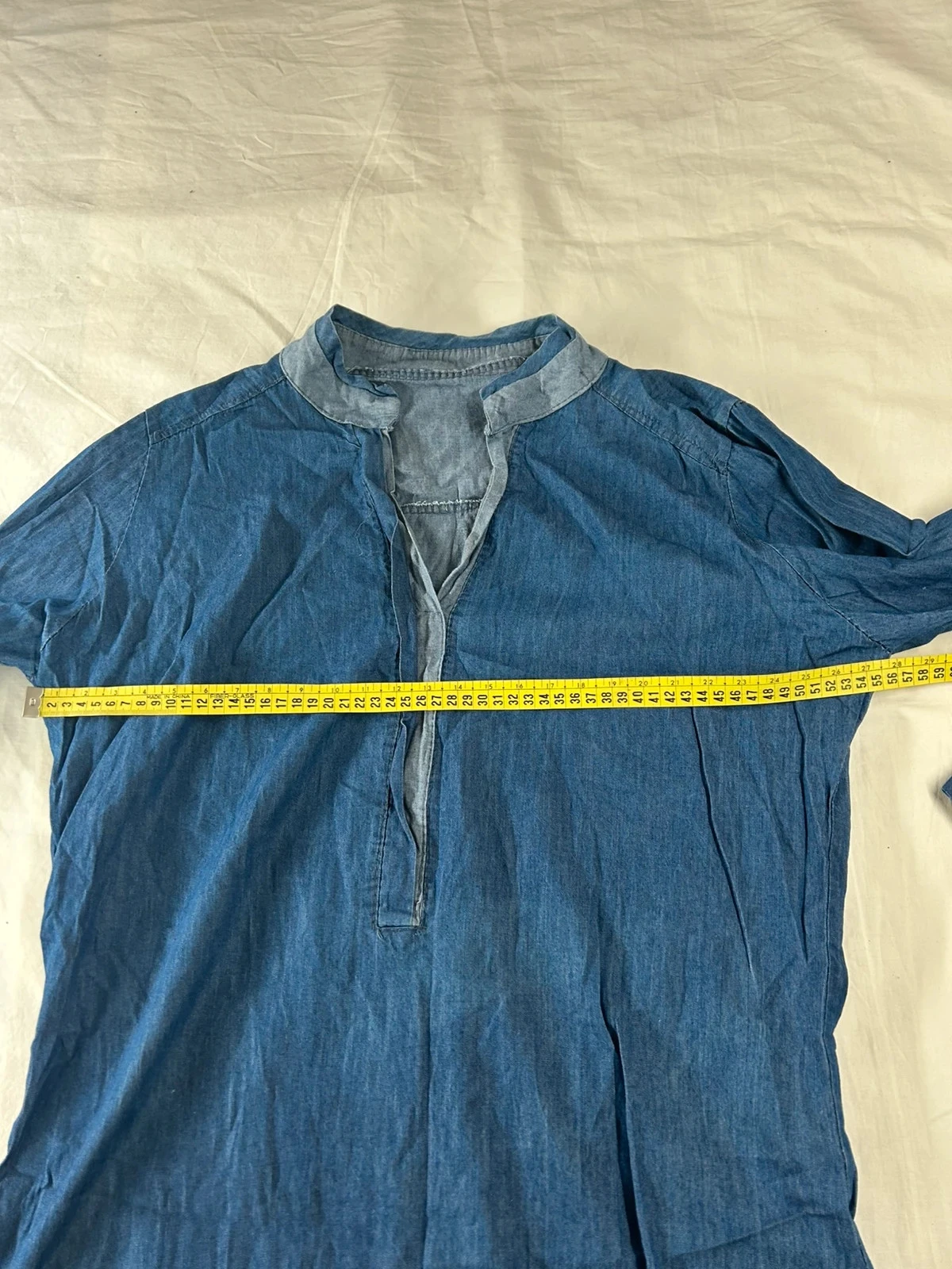 Marineblauwe vintage casual jurk – photo 7